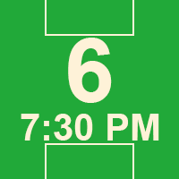 12/07/2025 7:30 PM - HUNTERSVILLE - Field 6
