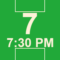 09/02/2025 7:30 PM - HUNTERSVILLE - Field 7